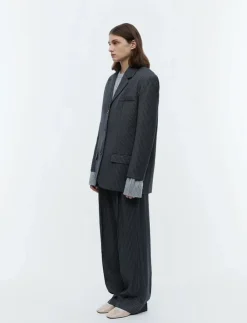 Kvinnor 2NDDAY Kavajer|2ND Harry - Pinstripes - Oversize kavajer