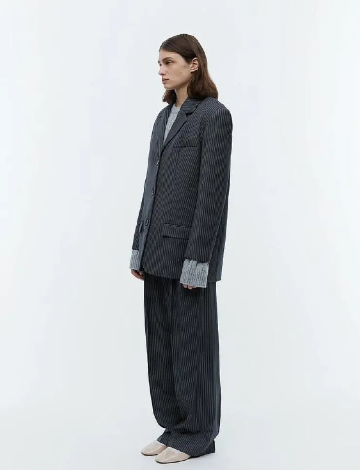 Kvinnor 2NDDAY Kavajer|2ND Harry - Pinstripes - Oversize kavajer