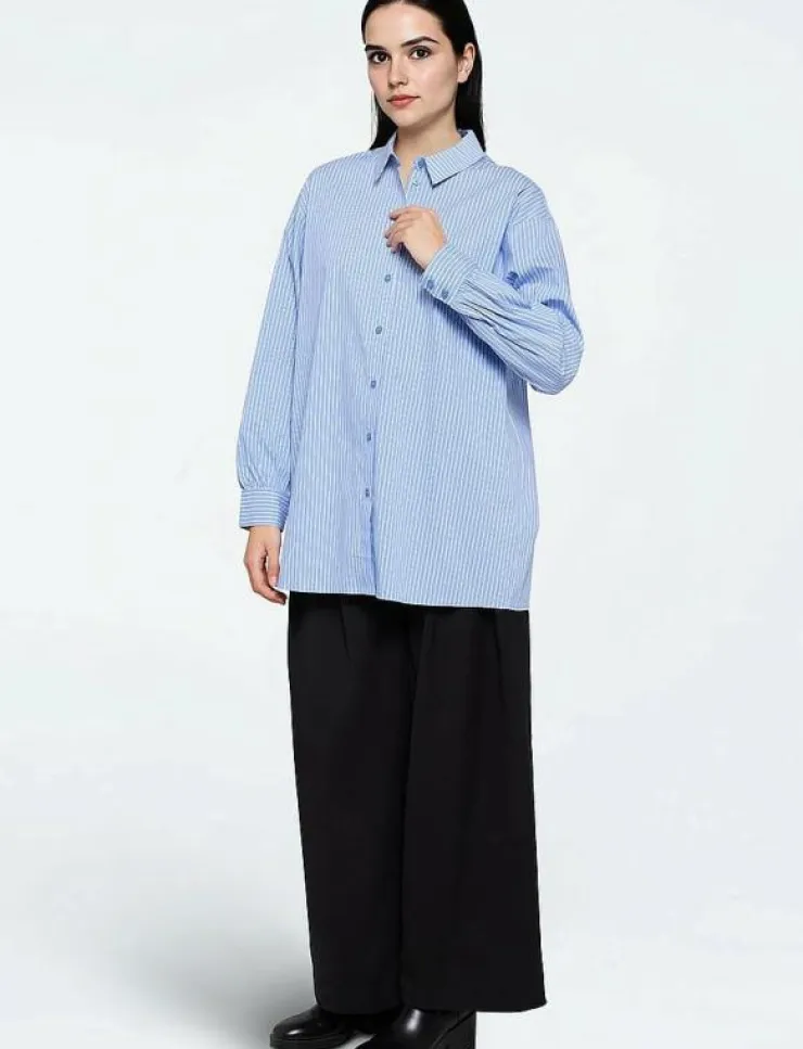 Kvinnor Moves Blusar & Skjortor|Nella shirt 4433 - Långärmade