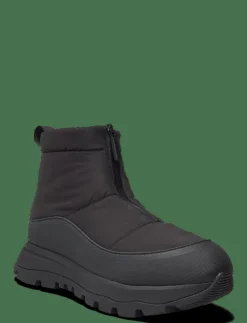Kvinnor FitFlop Varmfodrade Stövlar|NEO-D-HYKER W/PROOF ZIP-FRONT PADDED OUTDOOR BOOTS - Varmfodrade skor