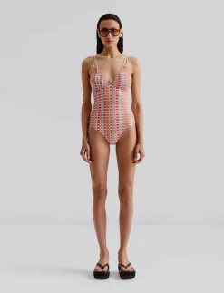 Kvinnor Malina Badkläder|Nerea fine knitted swimsuit - Baddräkter