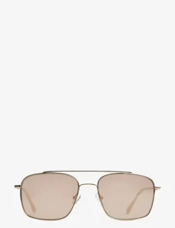 Corlin Eyewear Nicki Gold Cinnamon - Fyrkantiga|Kvinnor Solglasögon|Solglasögon