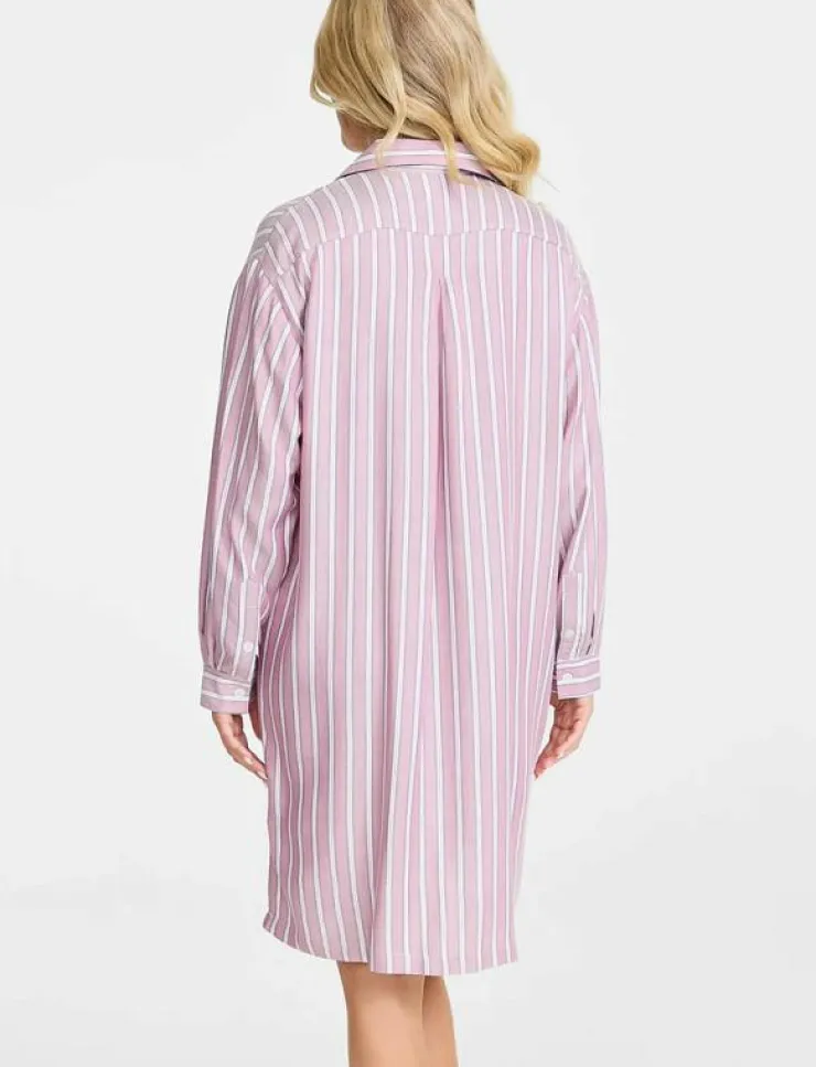 Damella of Sweden Nightdress long sl - Nattlinnen|Kvinnor Pyjamas & Loungewear