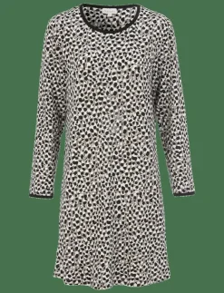 Kvinnor Damella of Sweden Pyjamas & Loungewear|Nightdress long sl - Nattlinnen