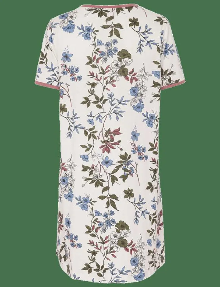 Kvinnor Damella of Sweden Pyjamas & Loungewear|Plus Size & Curvy|Nightdress short sl - Nattlinnen