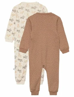 Pippi Nightsuit -zipper (2-pack) - One-sie|Barn Sovplagg