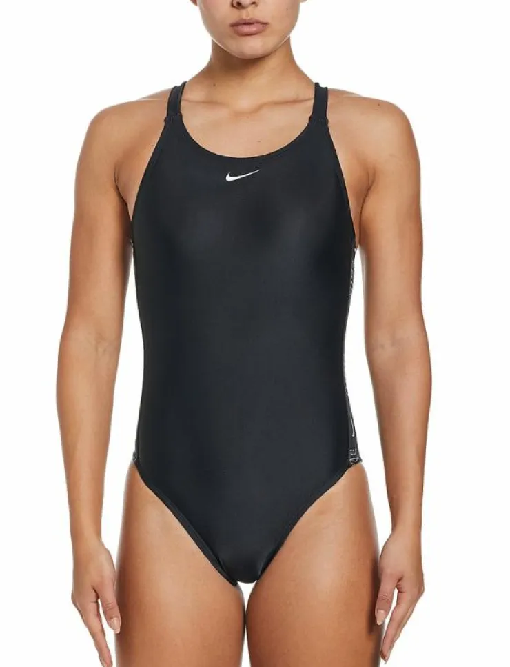 NIKE SWIM Nike Logo Tape Fastback One Piece - Baddräkter|Kvinnor Badkläder|Badkläder
