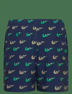 NIKE SWIM Badshorts|Nike Multi Print 5" Volley Short - Badbyxor