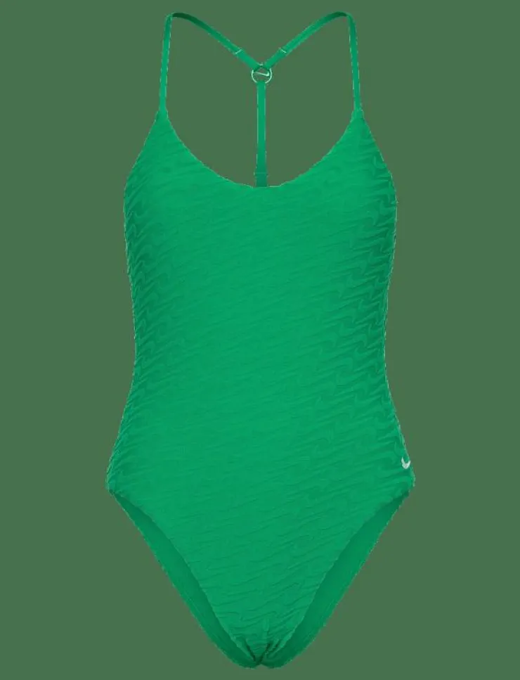 NIKE SWIM Nike Terry V Neck One Piece - Baddräkter|Kvinnor Badkläder