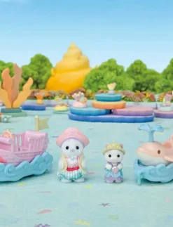 Sylvanian families Nöjesparken båt & vagn - Lekset|Barn Leksaker|Leksaker