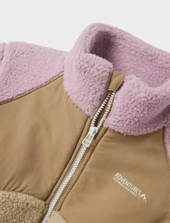 name it NKFMONICA TEDDY JACKET BLOCK1 - Jackor|Barn Fleecekläder