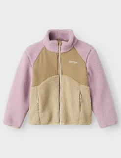 name it NKFMONICA TEDDY JACKET BLOCK1 - Jackor|Barn Fleecekläder