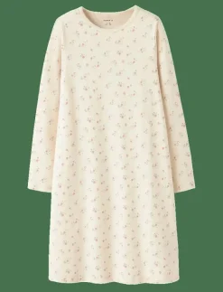 name it NKFNIGHTGOWN FLOWER NOOS - Nattlinnen|Barn Sovplagg