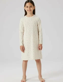 name it NKFNIGHTGOWN FLOWER NOOS - Nattlinnen|Barn Sovplagg