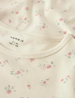 name it NKFNIGHTGOWN FLOWER NOOS - Nattlinnen|Barn Sovplagg