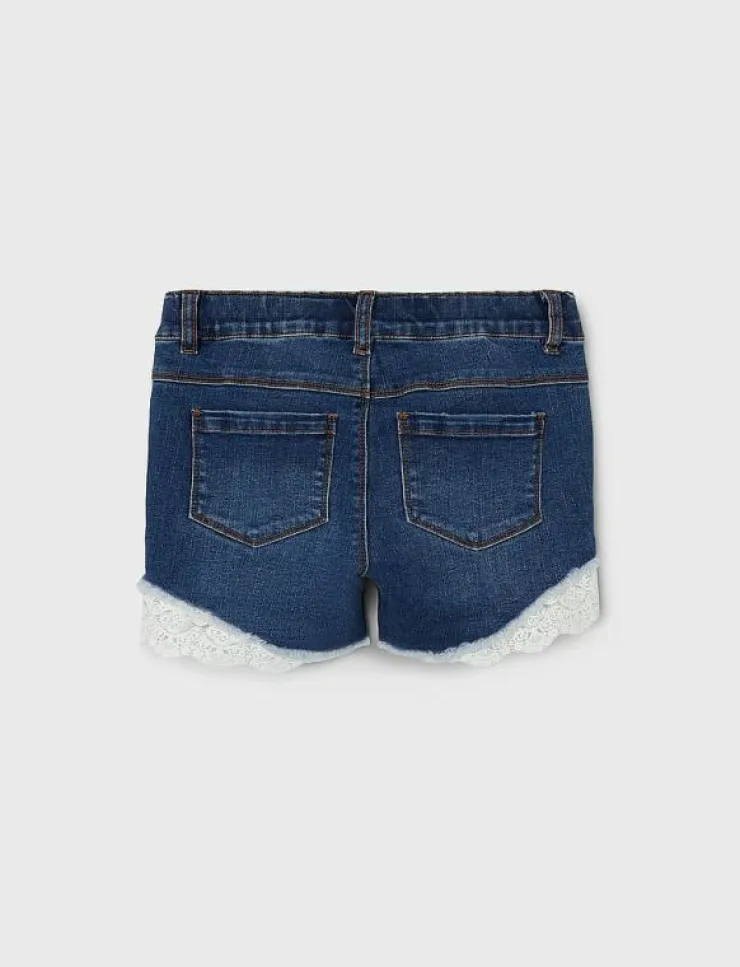 Barn name it Nederdelar|NKFSALLI SLIM DNM SHORTS 5372-HA NOOS - Shorts