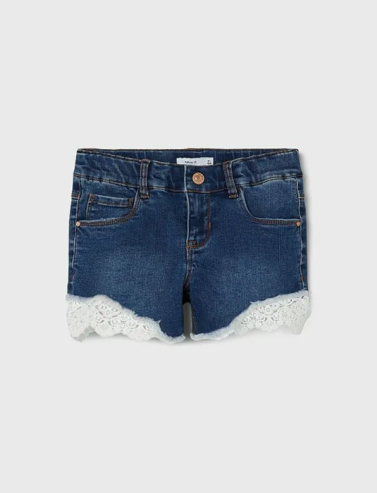 Barn name it Nederdelar|NKFSALLI SLIM DNM SHORTS 5372-HA NOOS - Shorts