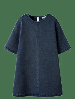 Barn name it Klänningar & Kjolar|NKFSOF DNM DRESS 4041-VR L - Kortärmade vardagsklänningar