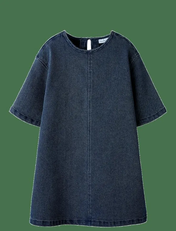 Barn name it Klänningar & Kjolar|NKFSOF DNM DRESS 4041-VR L - Kortärmade vardagsklänningar