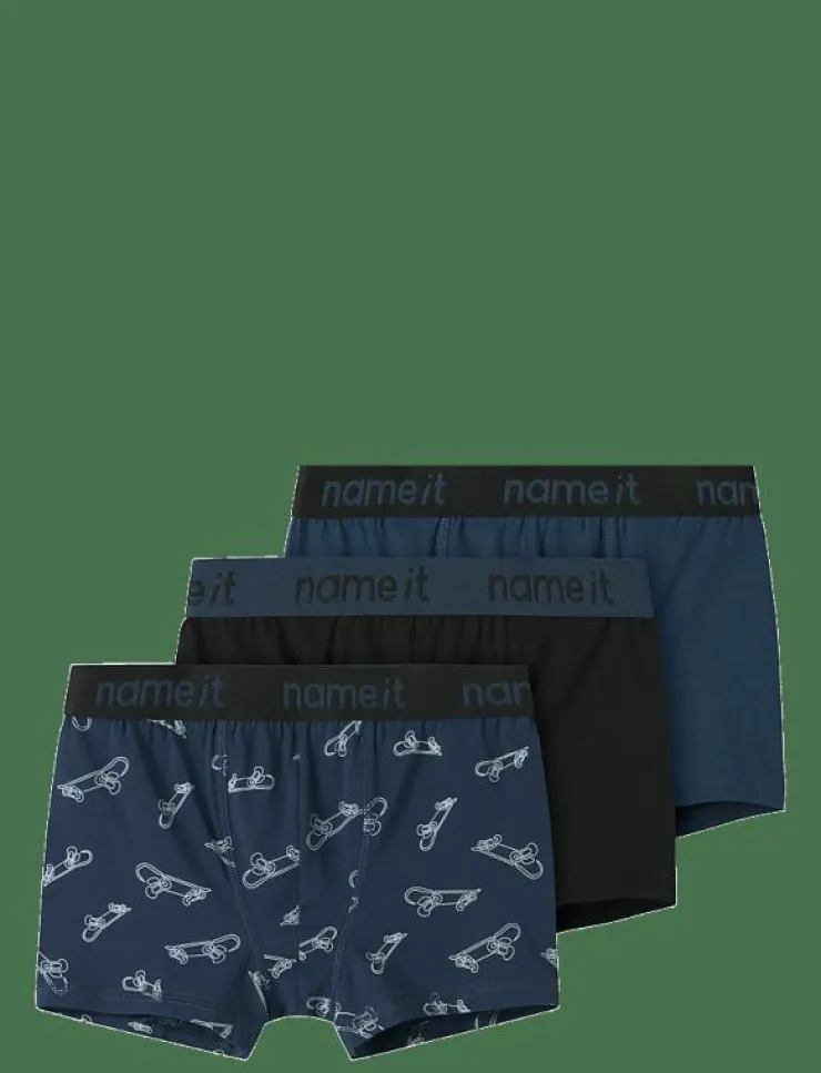 name it NKMBOXER 3P SKATER NOOS - Kalsonger|Barn Underkläder