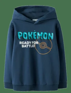 name it NKMSTREK POKEMON NREG SWE WH BRU BOX SKY - Huvtröjor|Barn Överdelar