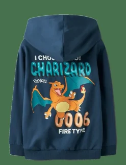 name it NKMSTREK POKEMON NREG SWE WH BRU BOX SKY - Huvtröjor|Barn Överdelar