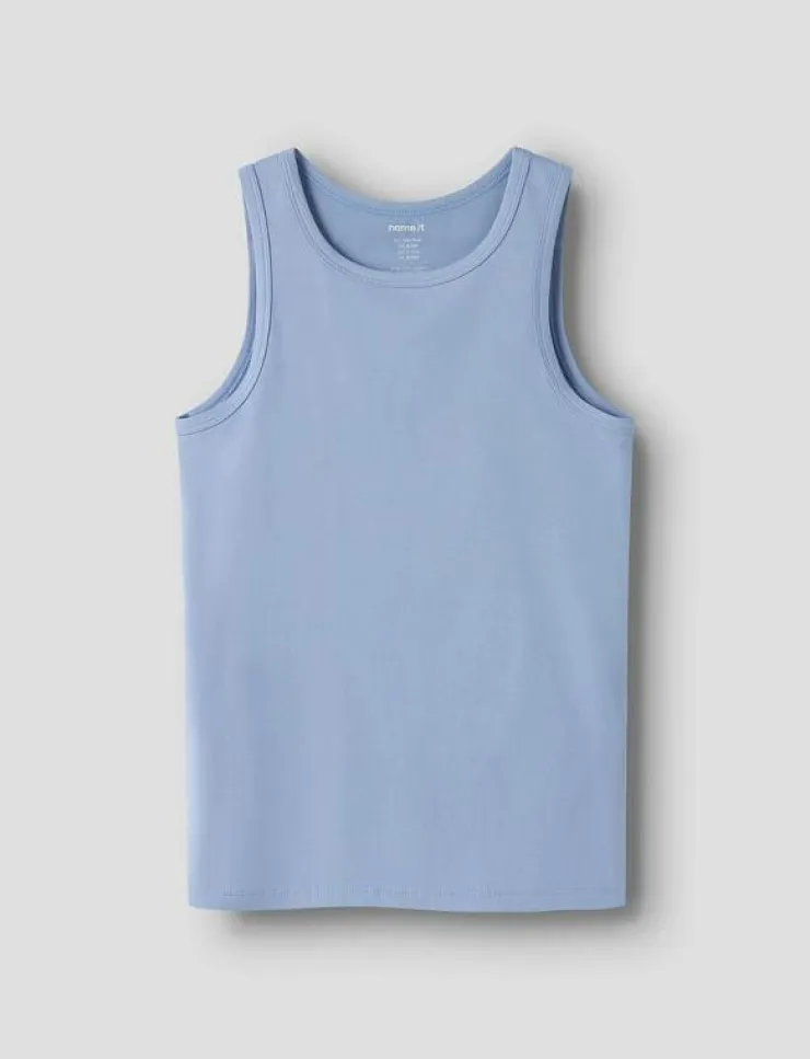 name it NKMTANK TOP 2P GREY SPACE NOOS - Överdelar|Barn Underkläder