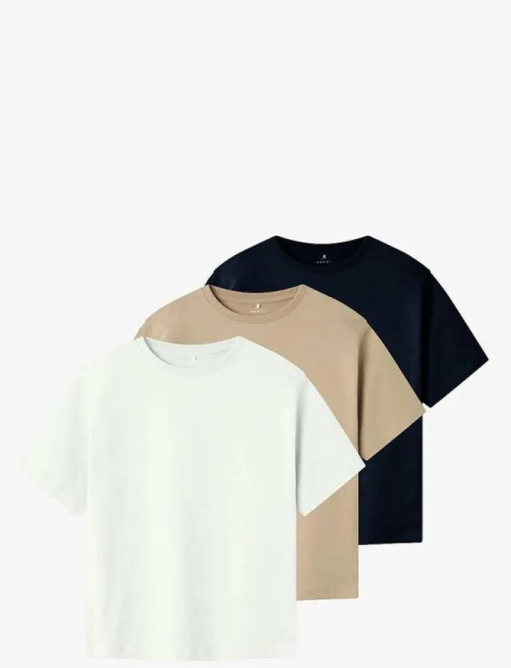 Barn name it Flerpack|NKMVOBBO 3P SS NREG TOP NOOS - Kortärmade