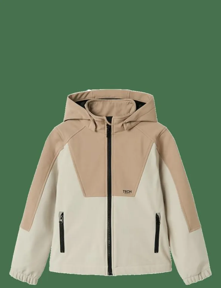 Barn name it Softshells|NKNALFA08 SOFTSHELL JACKET BLOCK FO - Jackor