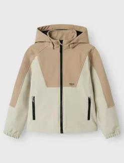 Barn name it Softshells|NKNALFA08 SOFTSHELL JACKET BLOCK FO - Jackor