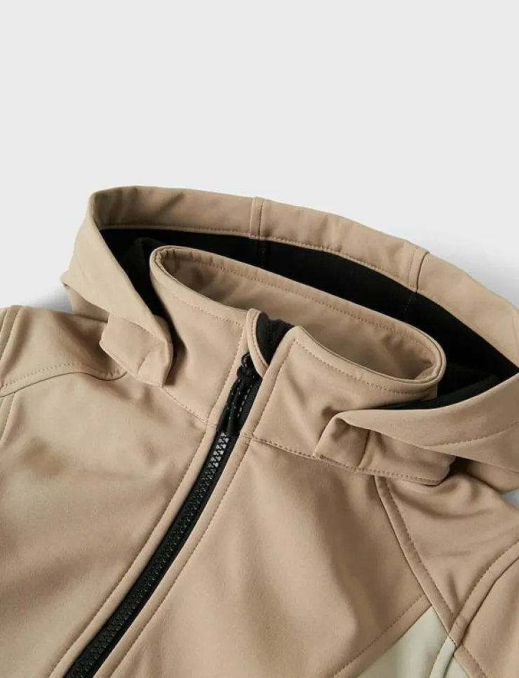 Barn name it Softshells|NKNALFA08 SOFTSHELL JACKET BLOCK FO - Jackor