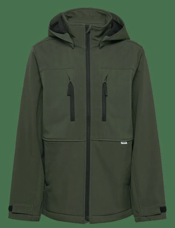 Barn name it Softshells|NKNALFA08 SOFTSHELL JACKET SPORT FO NOOS - Jackor