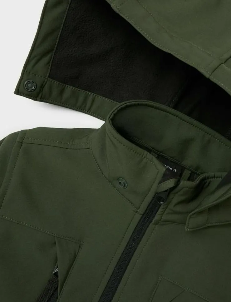 Barn name it Softshells|NKNALFA08 SOFTSHELL JACKET SPORT FO NOOS - Jackor