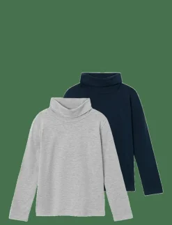 name it NKNVIGGO 2P LS SLIM ROLLNECK O NOOS - Polotröjor|Barn Flerpack