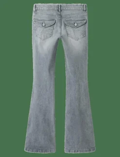 LMTD NLFBLIBLING DNM S LW FLARED PANT - Bootcut jeans|Barn Nederdelar