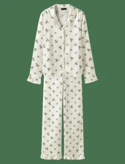 Barn LMTD Sovplagg|NLFBOW SATIN PYJAMAS - Set