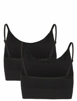 Barn LMTD Flerpack|Basplagg|NLFKAILEY RIB BRALETTE 2PACK NOOS - Överdelar