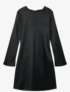 LMTD NLFSATIN LS BOW DRESS - Långärmade vardagsklänningar|Barn Klänningar & Kjolar