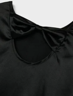 LMTD NLFSATIN LS BOW DRESS - Långärmade vardagsklänningar|Barn Klänningar & Kjolar