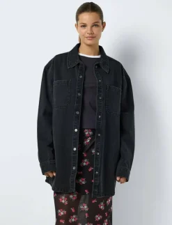NOISY MAY NMALVA L/S DNM SHACKET AZ387BL NOOS - Overshirts|Kvinnor Overshirts