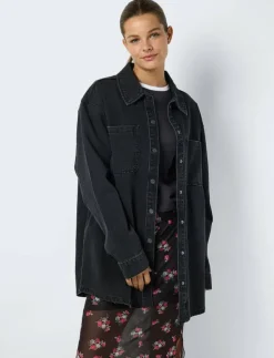 NOISY MAY NMALVA L/S DNM SHACKET AZ387BL NOOS - Overshirts|Kvinnor Overshirts