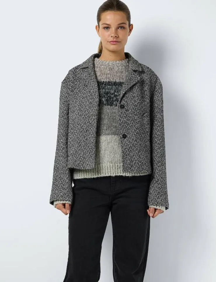 NOISY MAY NMDALICIA L/S SHORT JACKET - Ulljackor|Kvinnor Jackor & Kappor