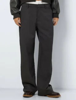 Kvinnor NOISY MAY Byxor|NMDAWN NW BOXER PANTS FWD - Raka byxor