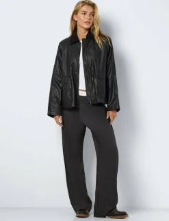 NOISY MAY NMDRAKE L/S COATED JACKET - Skinnjackor|Kvinnor Jackor & Kappor