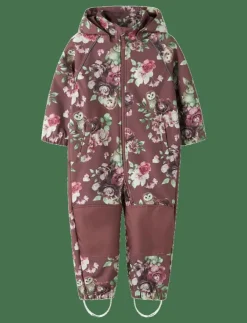 name it NMFALFA08 SOFTSHELL SUIT AOP 1FO NOOS - Overaller|Barn Overaller
