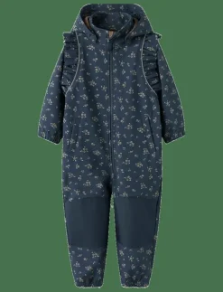 Barn name it Overaller|NMFALFA08 SOFTSHELL SUIT FRILL FO - Overaller