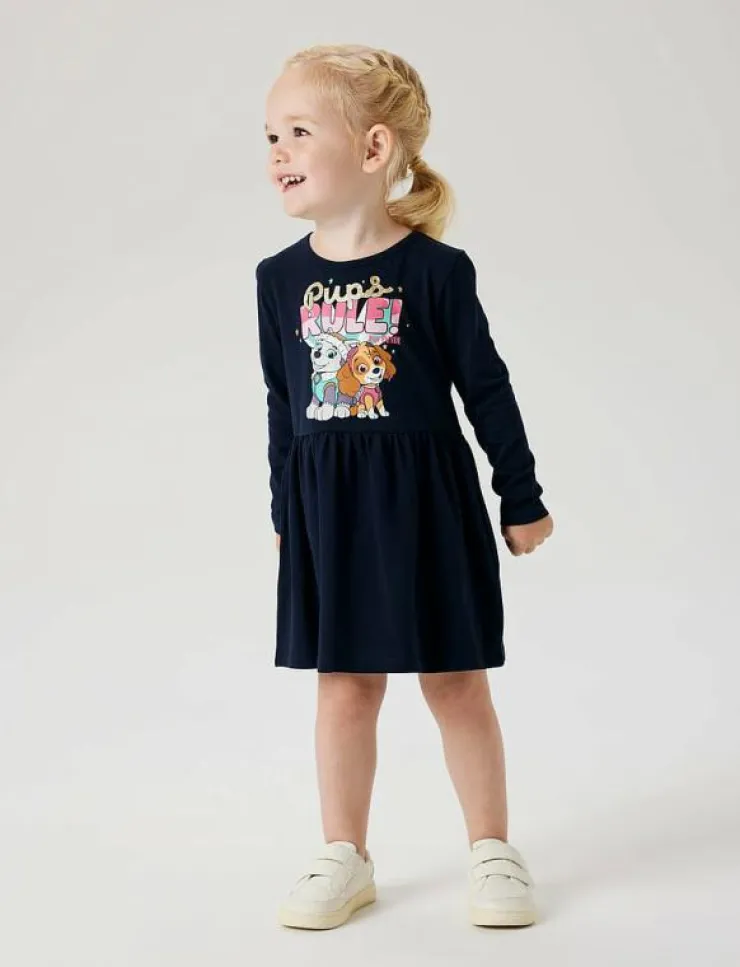 name it NMFDYMA PAWPATROL LS DRESS NOOS CPLG - Långärmade vardagsklänningar|Barn Klänningar & Kjolar