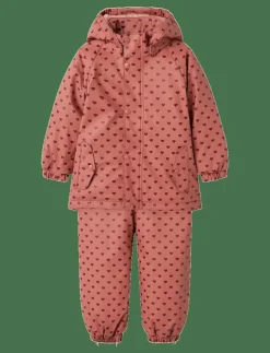 Lil'Atelier NMFLADRY10 SET AOP FO LIL - Regnställ|Barn Regnkläder