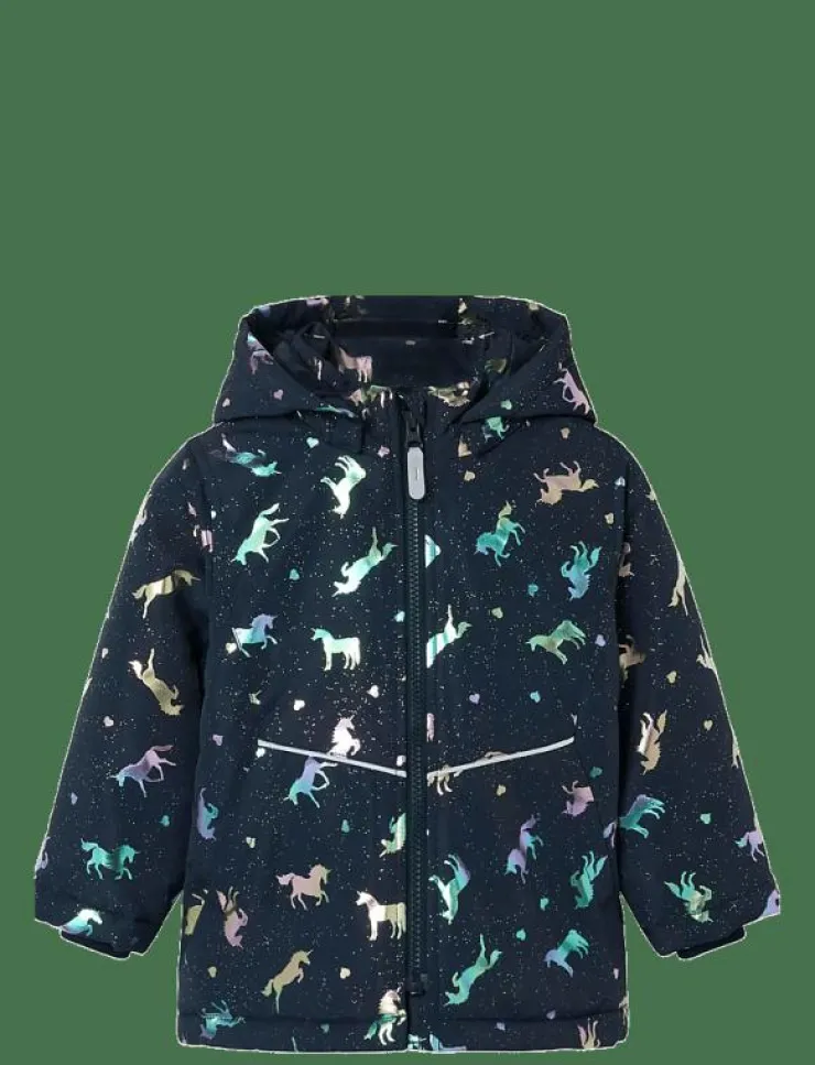 name it NMFMAXI PA JACKET FOIL AOP NOOS - Dunjackor & fodrade jackor|Barn Jackor