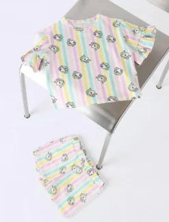 name it NMFMIDIS MLP SS NREG SHORTSSET CPLG - Underklädesset|Barn Underkläder
